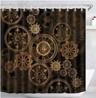Cooler Steampunk Duschvorhang 180x180