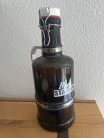 Bierflasche mit Bügelverschluss, 2 Liter, braun