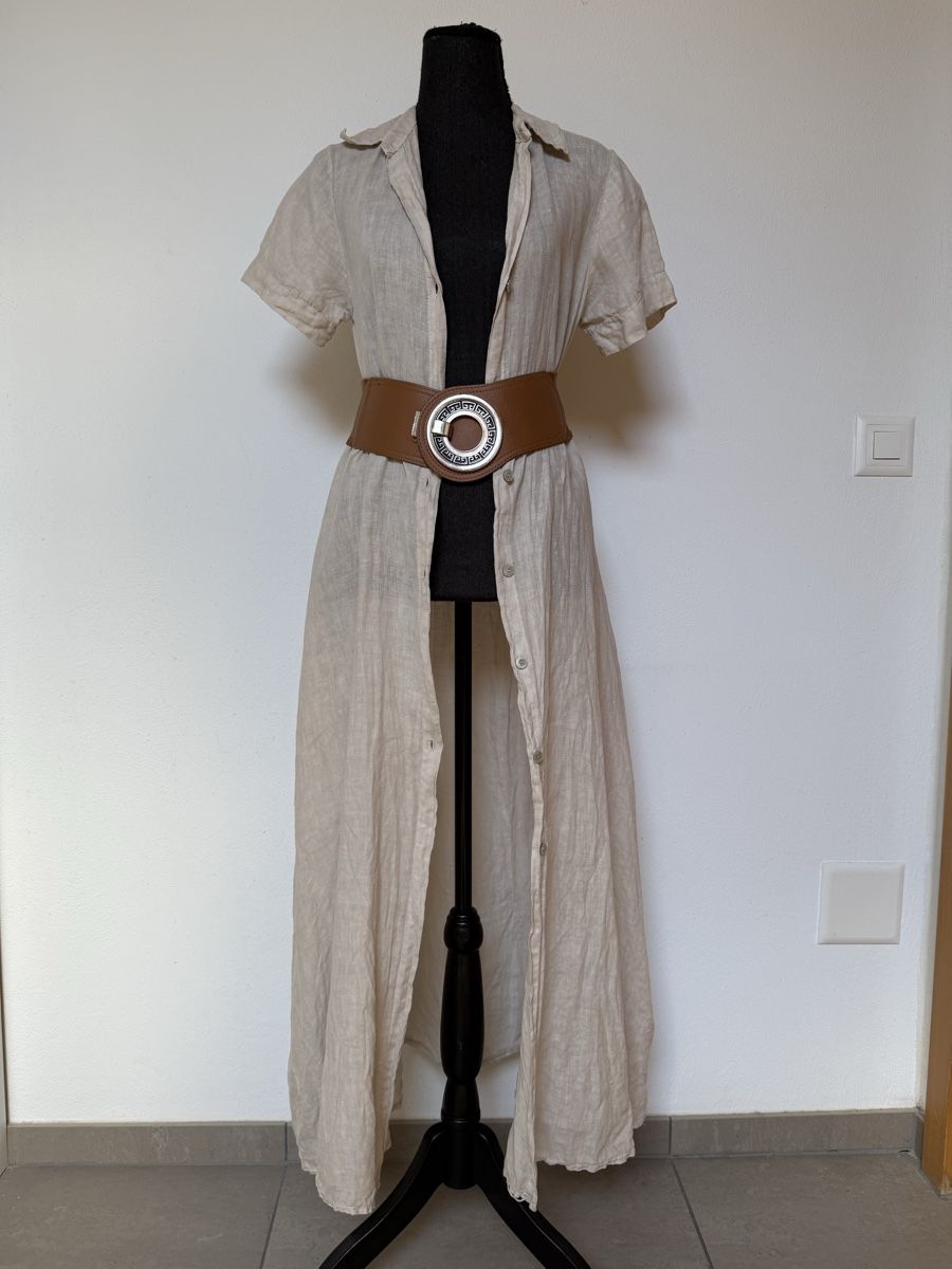 Kleider: Blusenkleid / Blusenmantel aus Leinen – Neu (gemäss Beschreibung) aus Sigriswil von ck56 4
