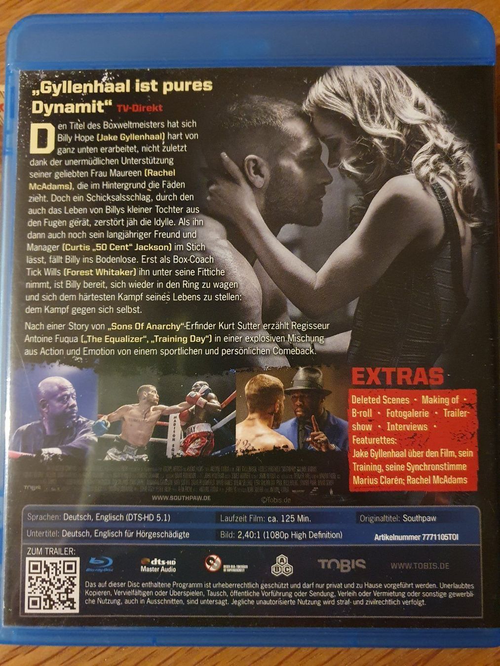 Tous les DVDs: Blu-ray Southpaw – D'occasion à Eiken par Lashar 1