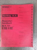 Oldtimer Renault R10 R 10 Werkstatthandbuch  R 1190 / 1192