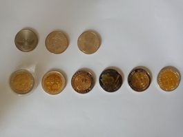 Sondermünzen Swissmint 9 Stück