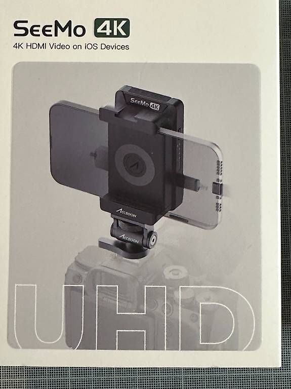 Videocamere: Accsoon SeeMo 4K iOS – Nuovo (secondo la descrizione) da Zürich venduto da Drachensegler
