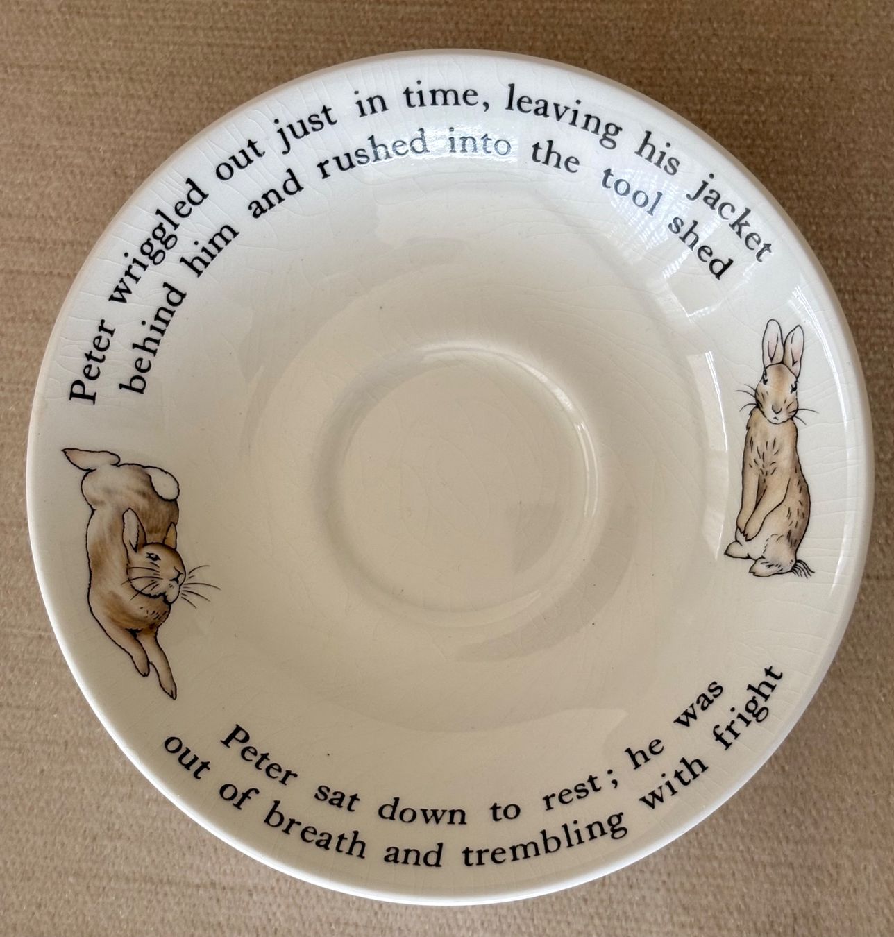Set di piatti: Dreiteiliges Tee-Set "Peter Rabbit" (Wedgwood) – Usato da Oberrieden venduto da pet_n2c2 4