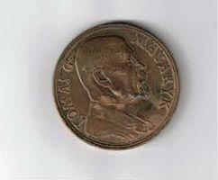 Tschechoslowakei  1935 grosse Medaille Masaryk