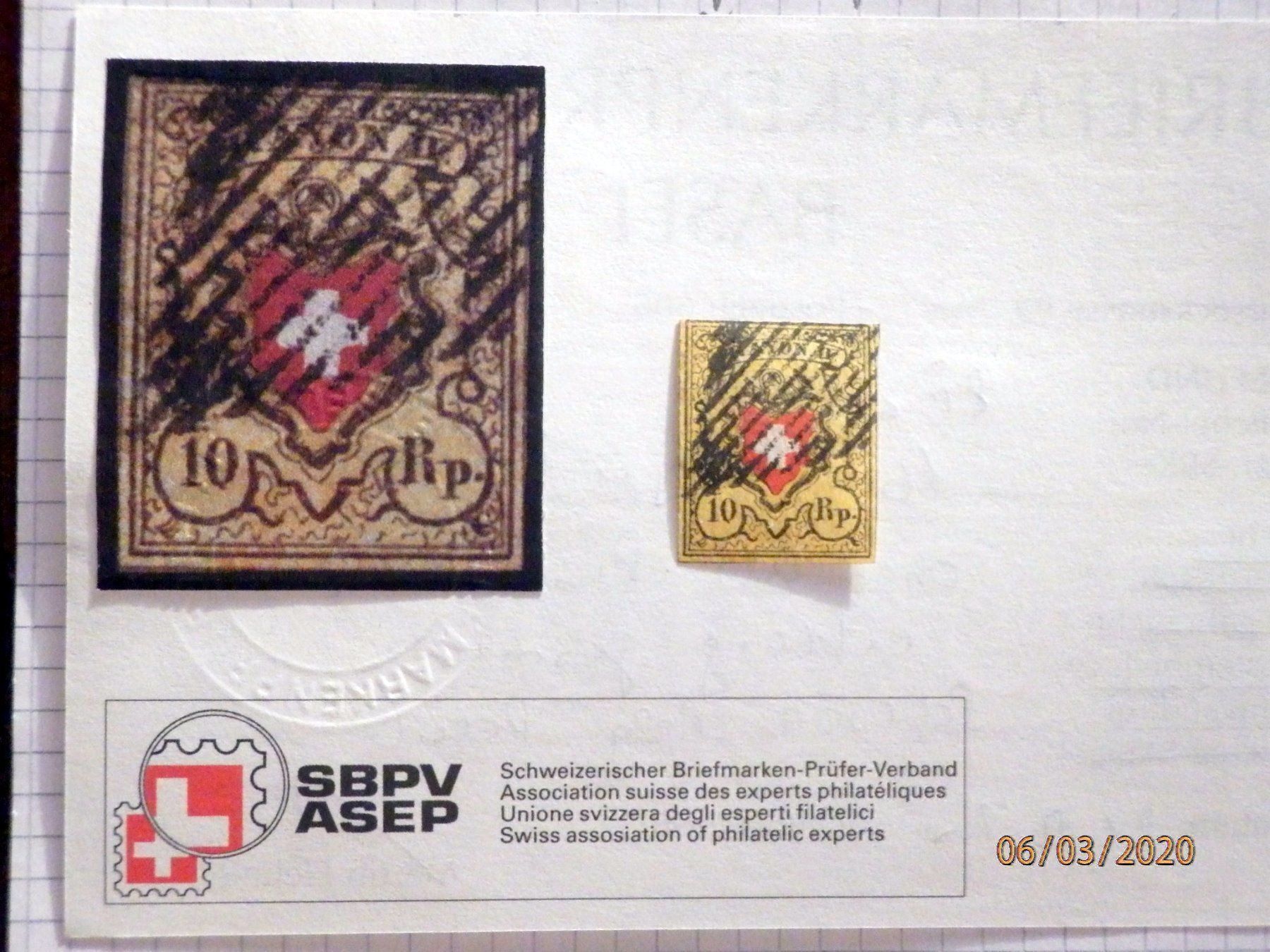 Tous les timbres: ZNr.16II, Type 27, Stein D-LU – D'occasion à Ueberstorf par dinbau 3