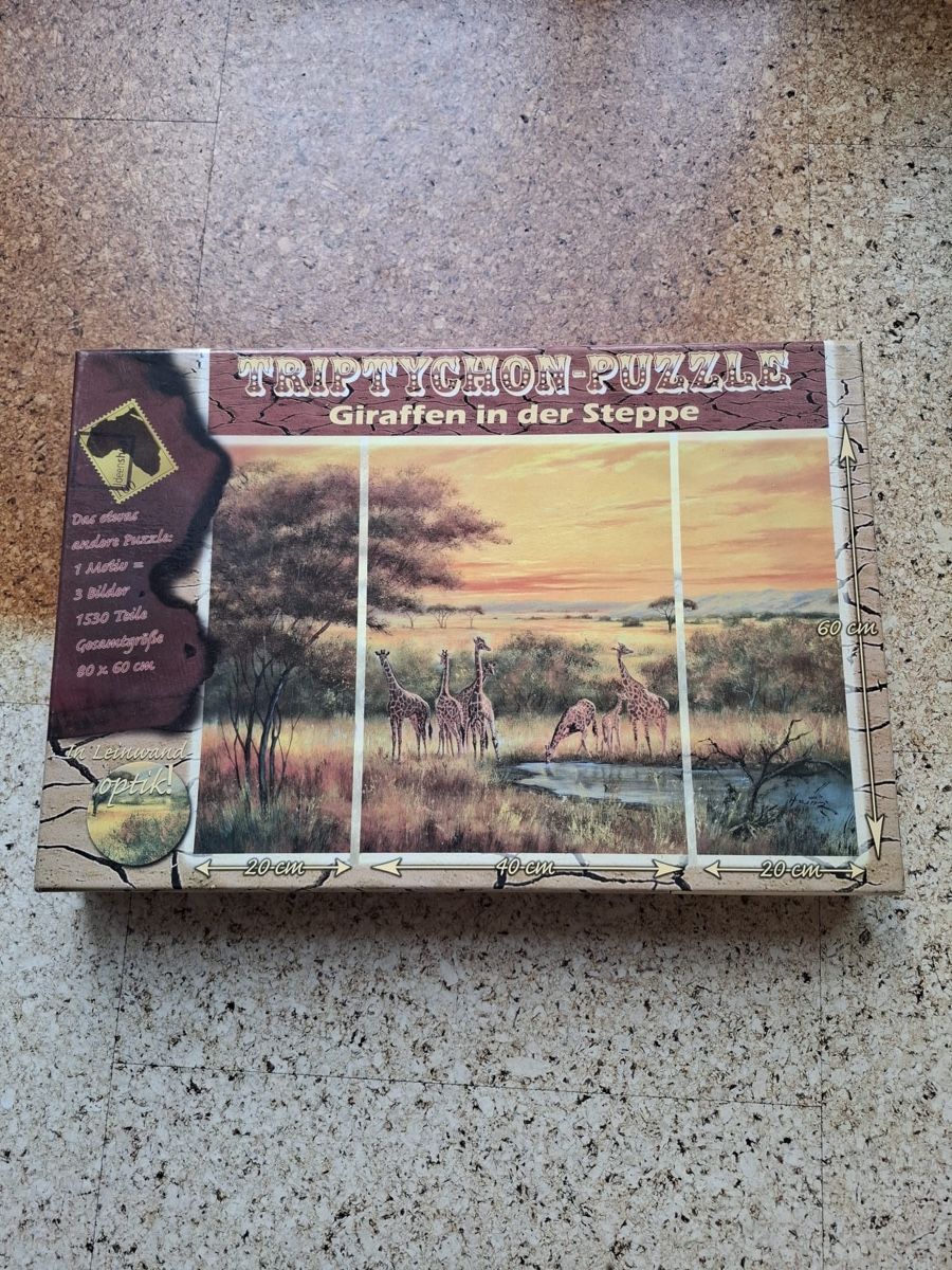 Puzzle: Puzzle 3-teilig, 1530 Teile, Giraffen – Usato da Roggwil BE venduto da R..