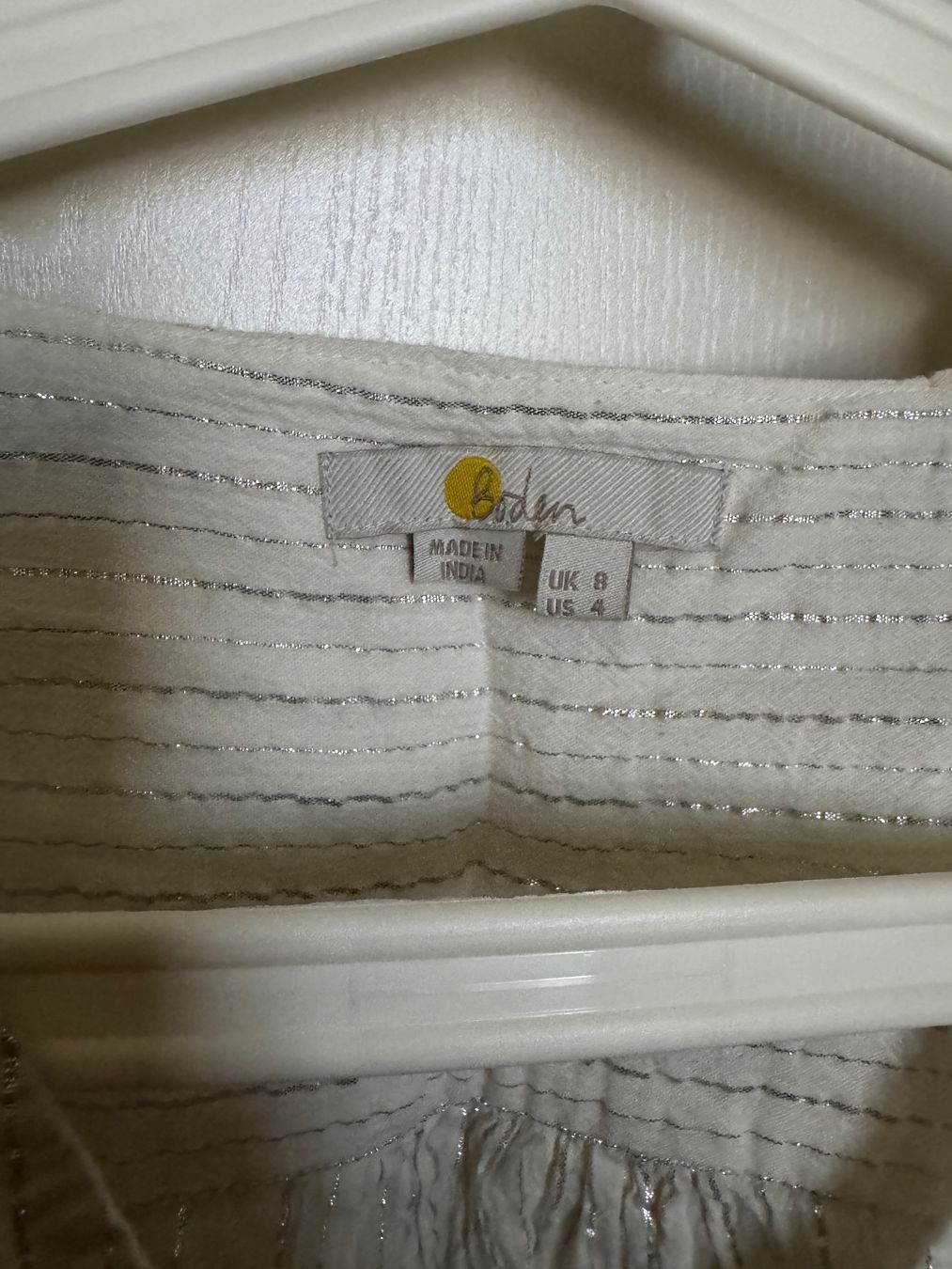 Mini Boden Top: Boden Lurex Smocked Crop Top / Bluse – Nuovo (secondo la descrizione) da Kloten venduto da Capybara123 4