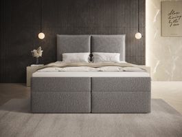 Boxspringbett SARNENO 180x200 – Matratze, Topper, Bettkasten