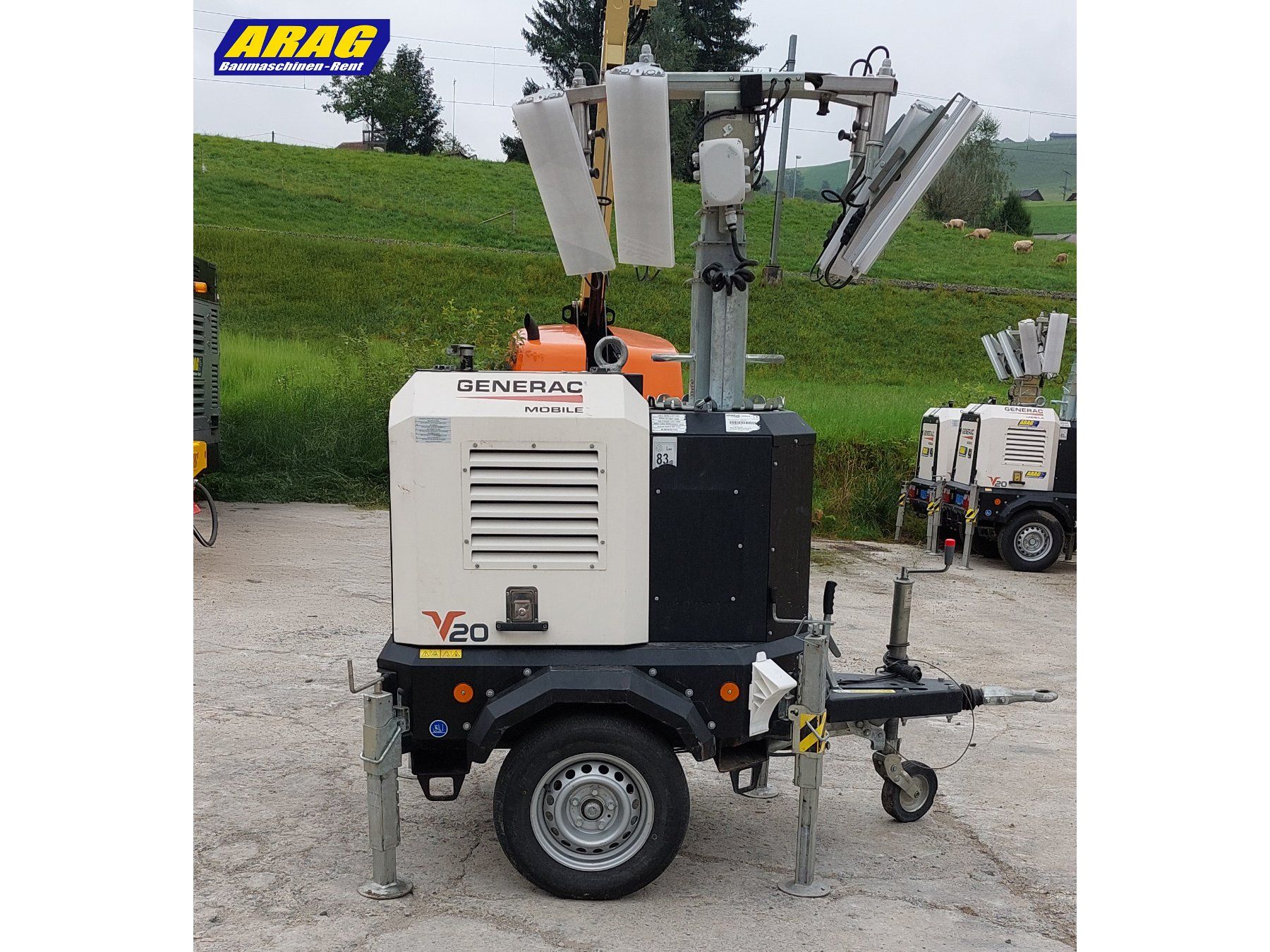 Lampade: Generac V20 Hyper Baustellenbeleuchtung – Usato da Hasle LU venduto da Arag08 1