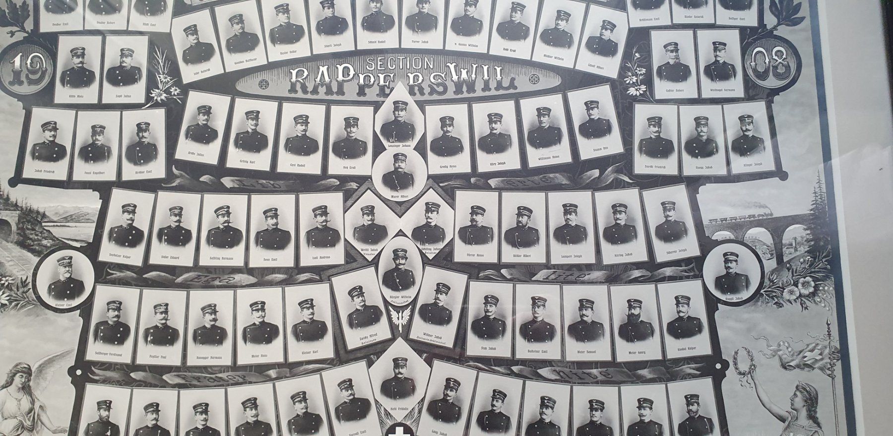 Poster & Bilder: Bild 1908 - Schweizerischer Zugspersonal Verein Rapperswil – Gebraucht aus Kreuzlingen von Rschweiz1 4