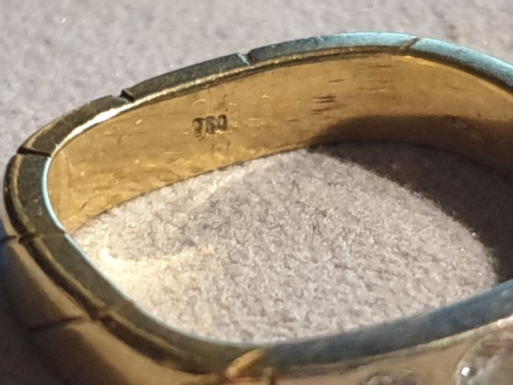 Anelli: Goldring 750er mit 3 Brillanten – Usato da Belp venduto da Ginus85 5