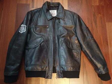 Winter Lederjacke - dickes Leder Gr. 50 (ca. M)