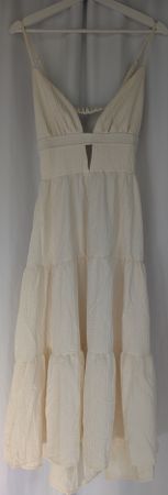 Damen Kleid Creme Grösse M neuwertig, Sommerkleid