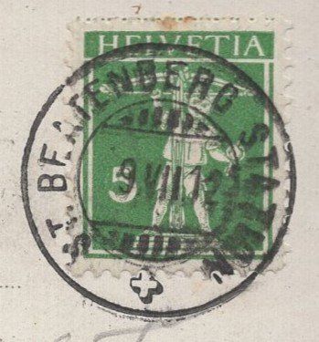 Ansichtskarten: Beatenberbahn und  Niesen   1912 – Gebraucht aus Aarau von kufi44 2