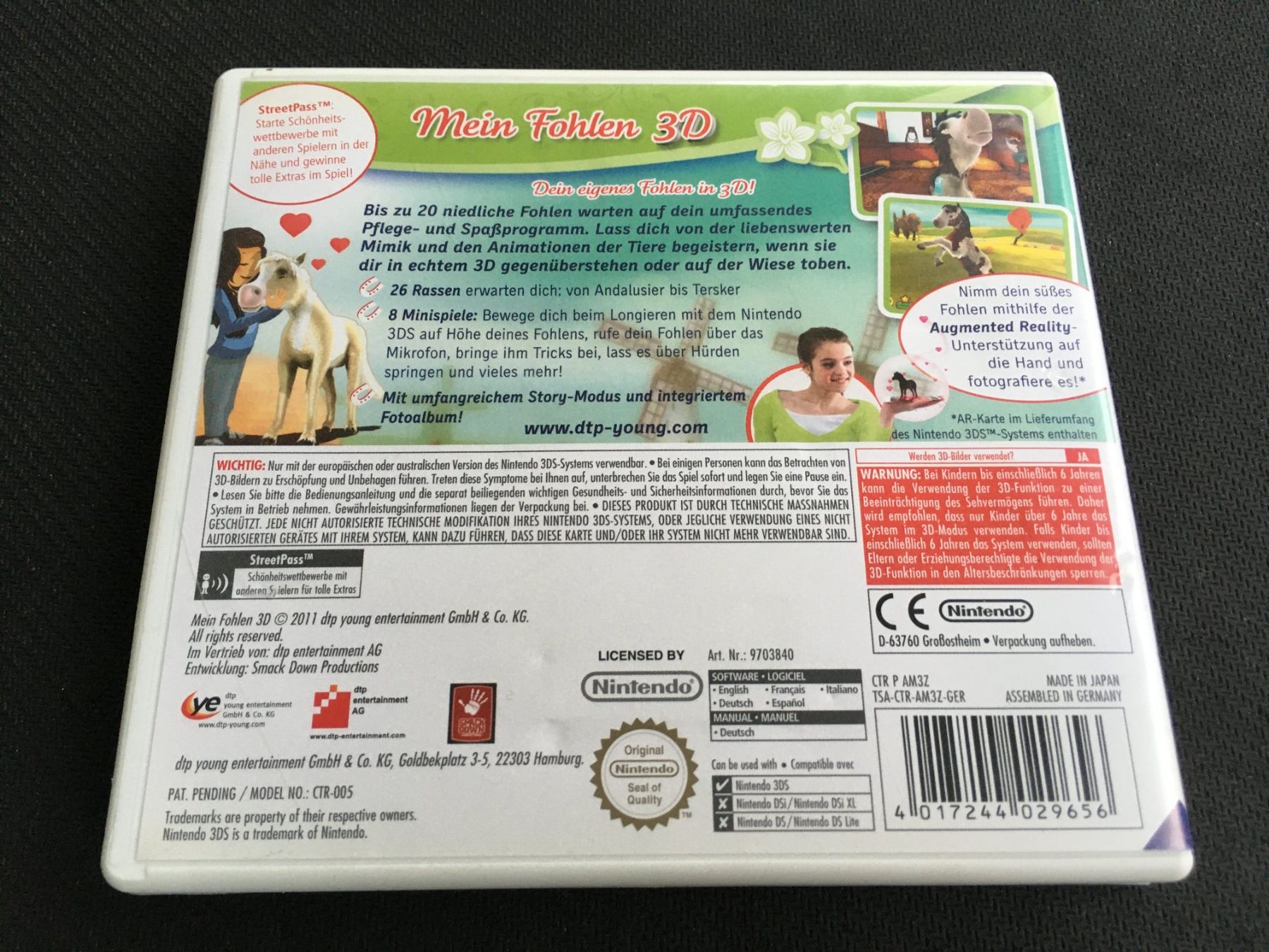 Nintendo Giochi: Mein Fohlen 3D - Nintendo 3DS – Usato da St.Gallen venduto da Punktchen01 1
