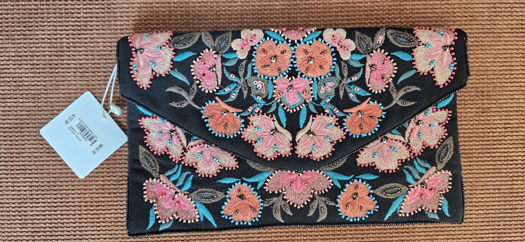 Borse da donna: Clutch mit Perlen und Pailletten NewLook – Nuovo e nell'imballaggio originale da Rombach venduto da ThriftBetter 1
