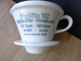 NEUWERTIG MELITTA 102 KAFFEE-FILTER LANGENTHAL 1935 ANTIK