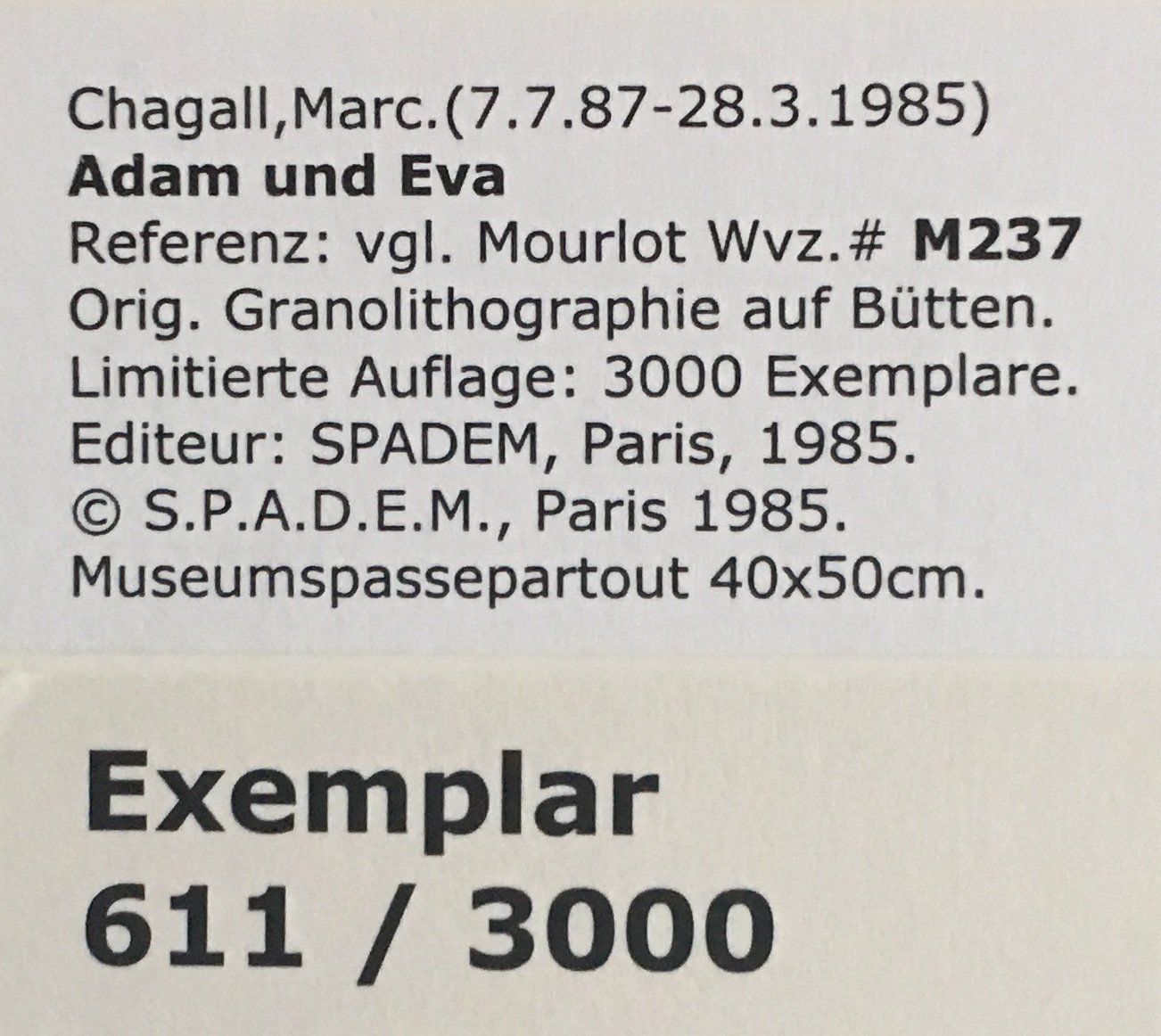 Grafiken & Lithographien: Marc Chagall BILDER ZUR BIBEL 1960 – Gebraucht aus Nennigkofen von Sommersonnen 4