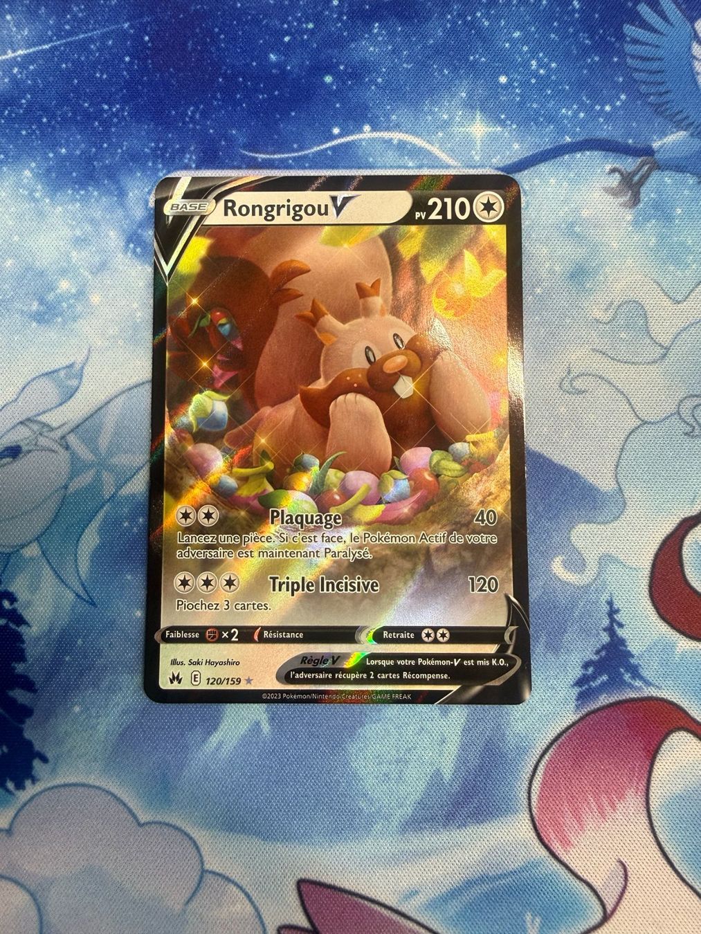 Pokémon Carte collezionabili: Rongrigou V - CRZ 120 FR – Nuovo (secondo la descrizione) da Courgenay venduto da ScamBoxOff