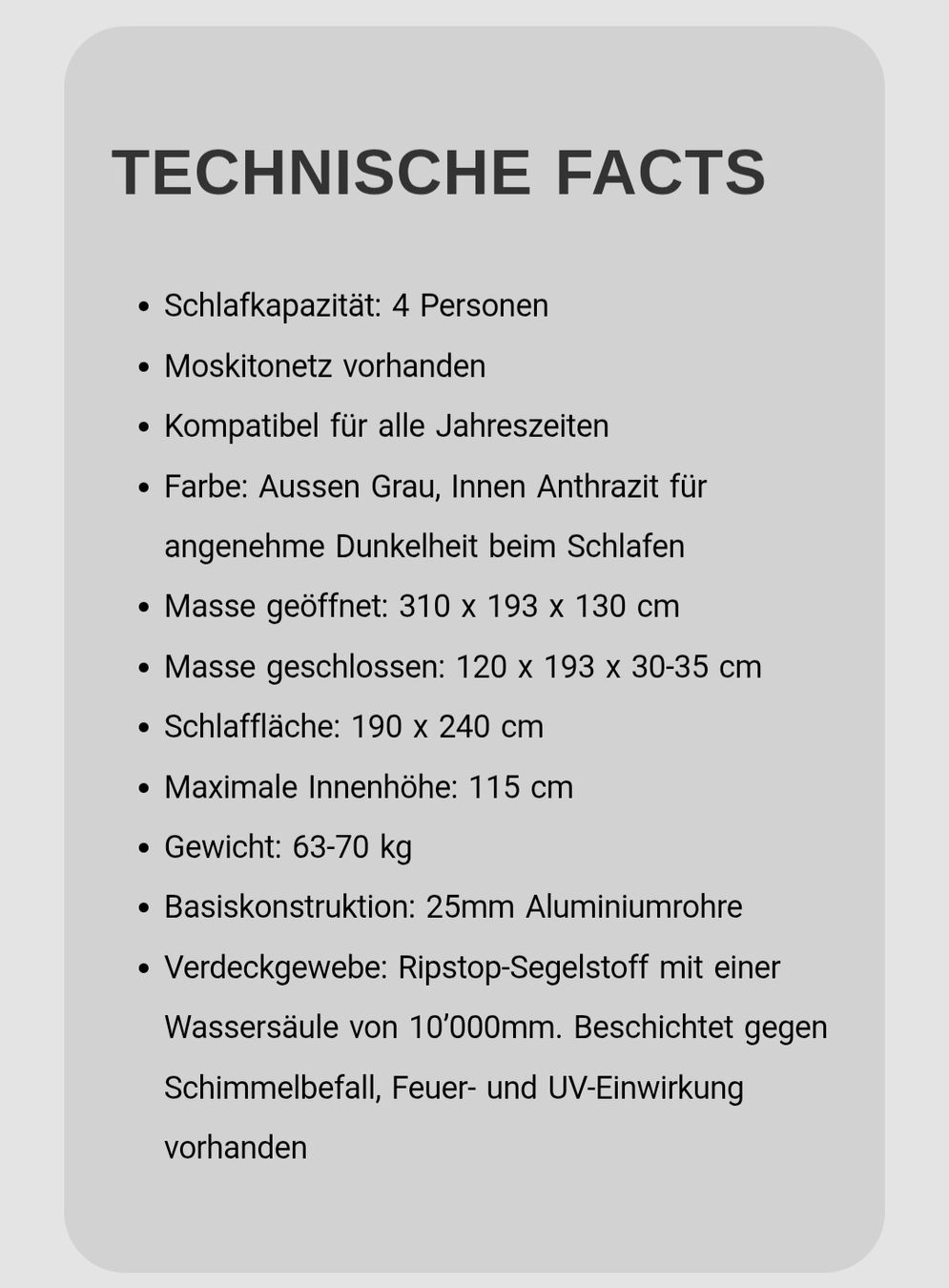 Tende : Finntent Mökki 190 Dachzelt – Usato da Basel venduto da LeLu1911 9