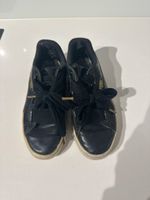 Schwarze Puma Basket Lack Schuhe, Grösse 38 - Top Herbst!
