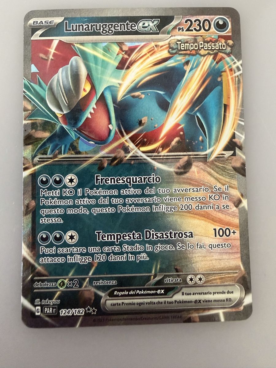 Pokémon Carte collezionabili: Lunaruggente eX (PAR124) – Nuovo (secondo la descrizione) da Vevey venduto da Matx