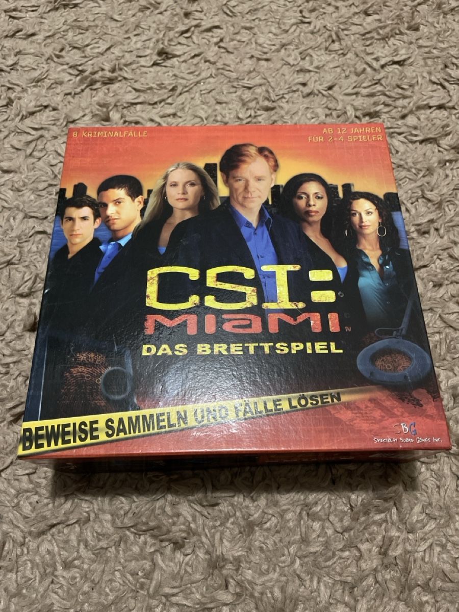 Giochi: CSI Miami Brettspiel 8 Kriminalfälle – Nuovo (secondo la descrizione) da Unterkulm venduto da AnoliOccasion