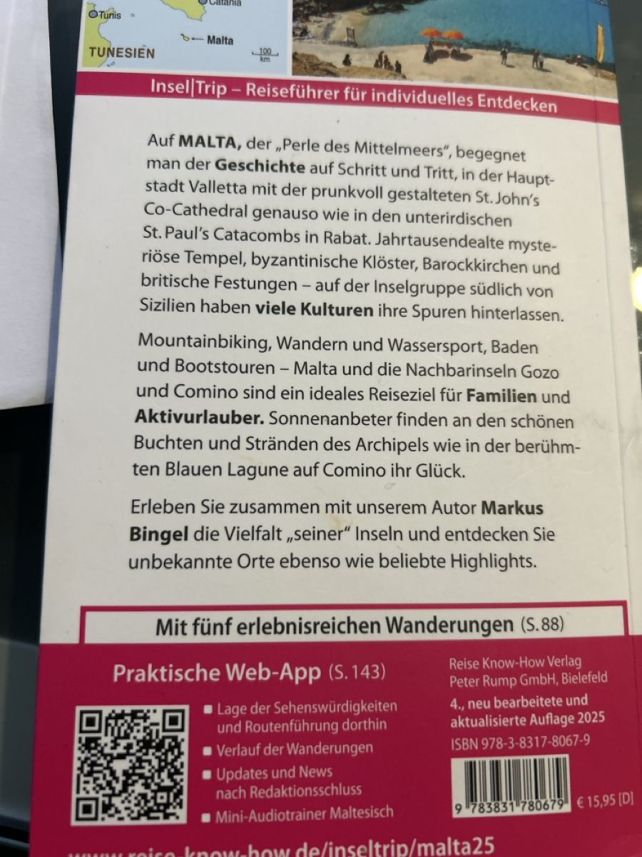 Libri: Reiseführer Malta/Gozo/Comino – Nuovo (secondo la descrizione) da Wichtrach venduto da henzmann1 2