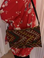 Vintage Clutch, Umhängetasche, handgewoben