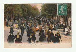 Alte Ansichtskarte Paris Champs-Élysées Frankiert