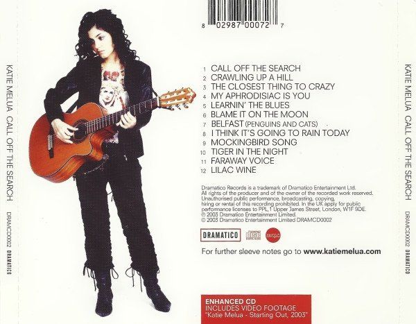 CDs: Katie Melus - Call Off the Search – Gebraucht aus Unterbäch von waqil 1