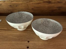 Chic Antique 2-er Set Schälchen aus Porzellan