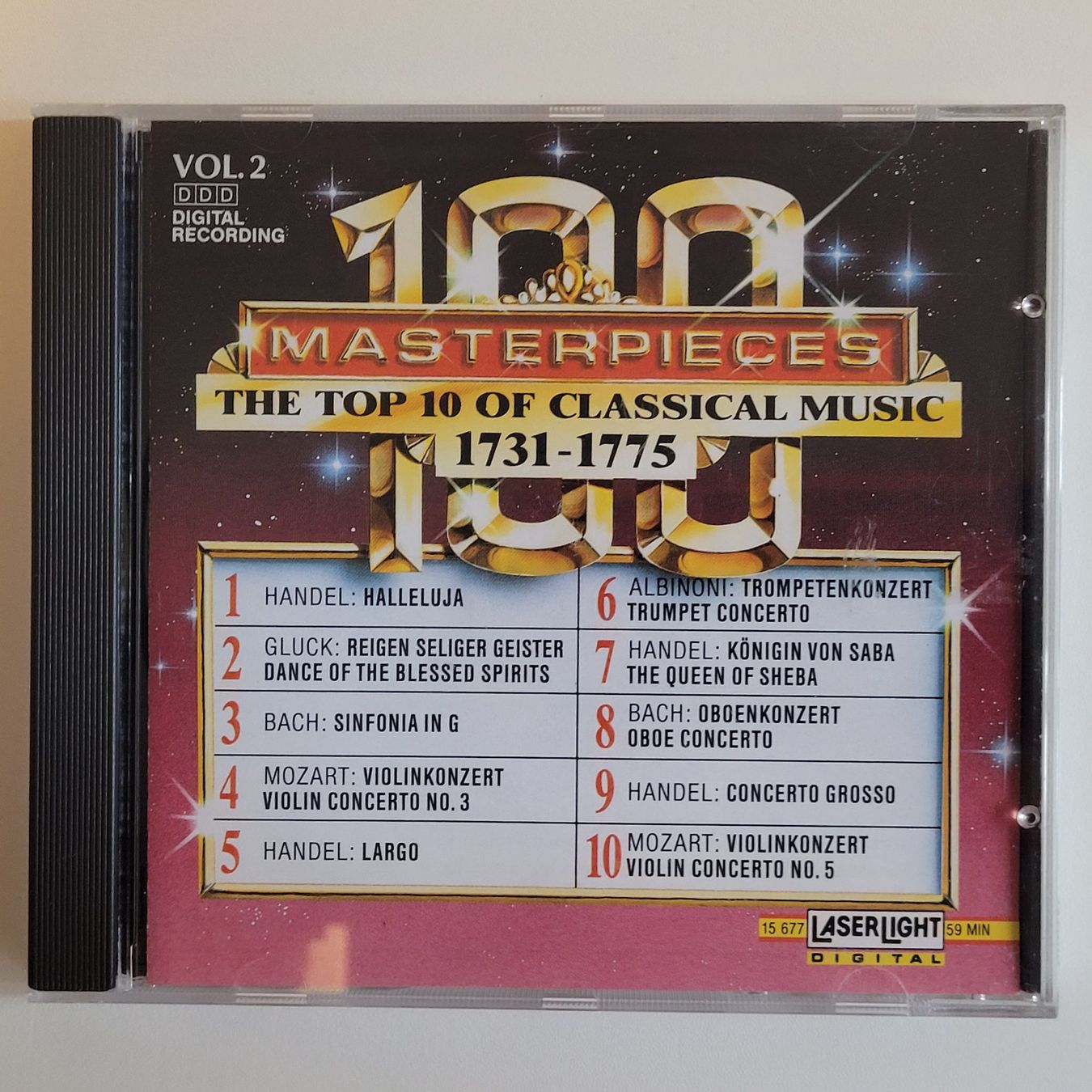 CD: 100 Masterpieces Vol.2 1731-1775 F7 – Usato da Sessa venduto da fraenklishop