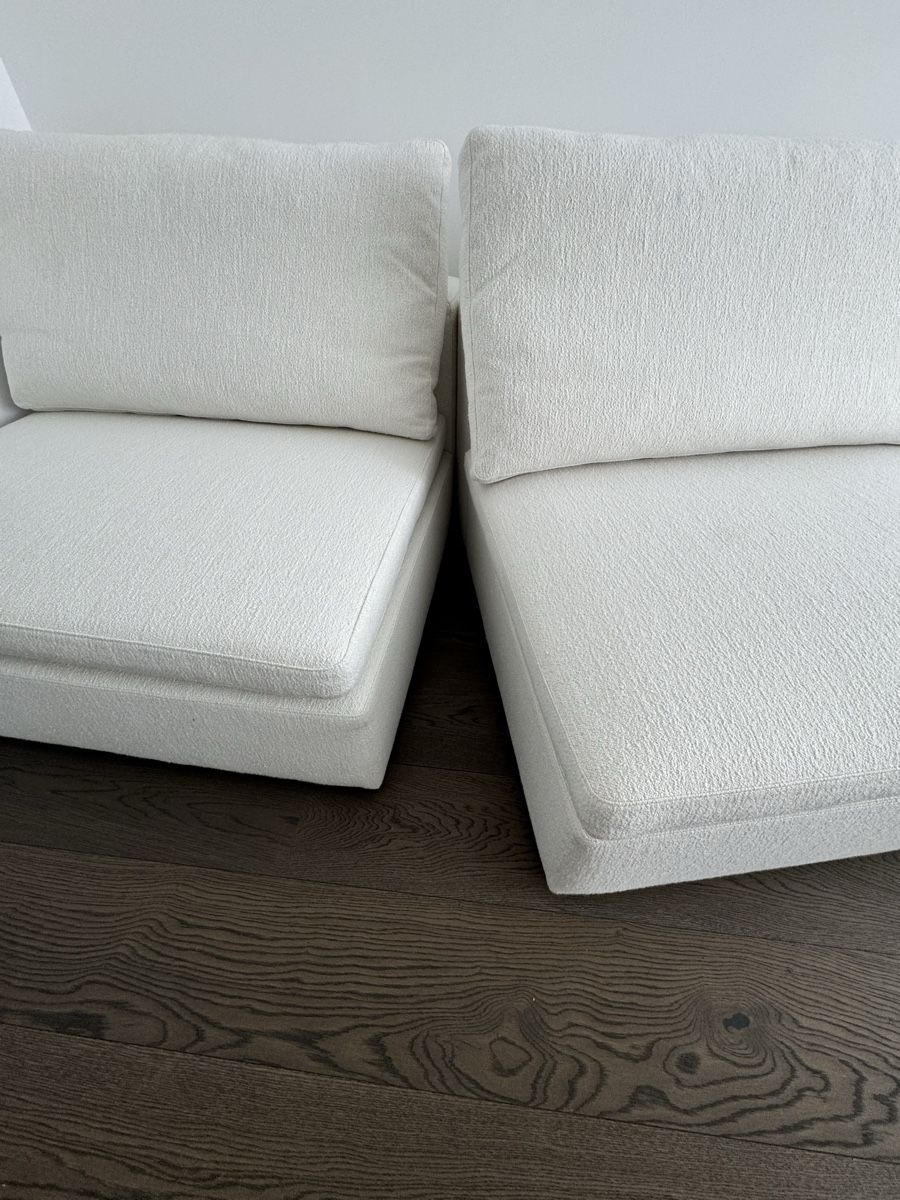 Sofas: Modulsofa weiss, sehr bequem & modern! – Gebraucht aus Grenchen von servet.t 1
