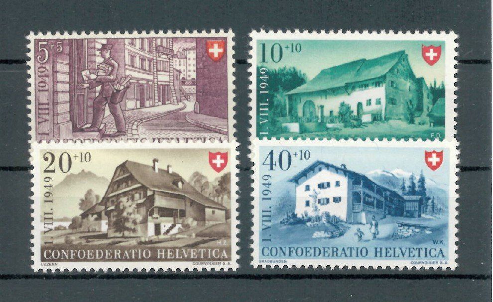 Tous les timbres: Pro Patria, 1949, postfrisch ** – Neuf (Voir description) à Lupfig par lubor