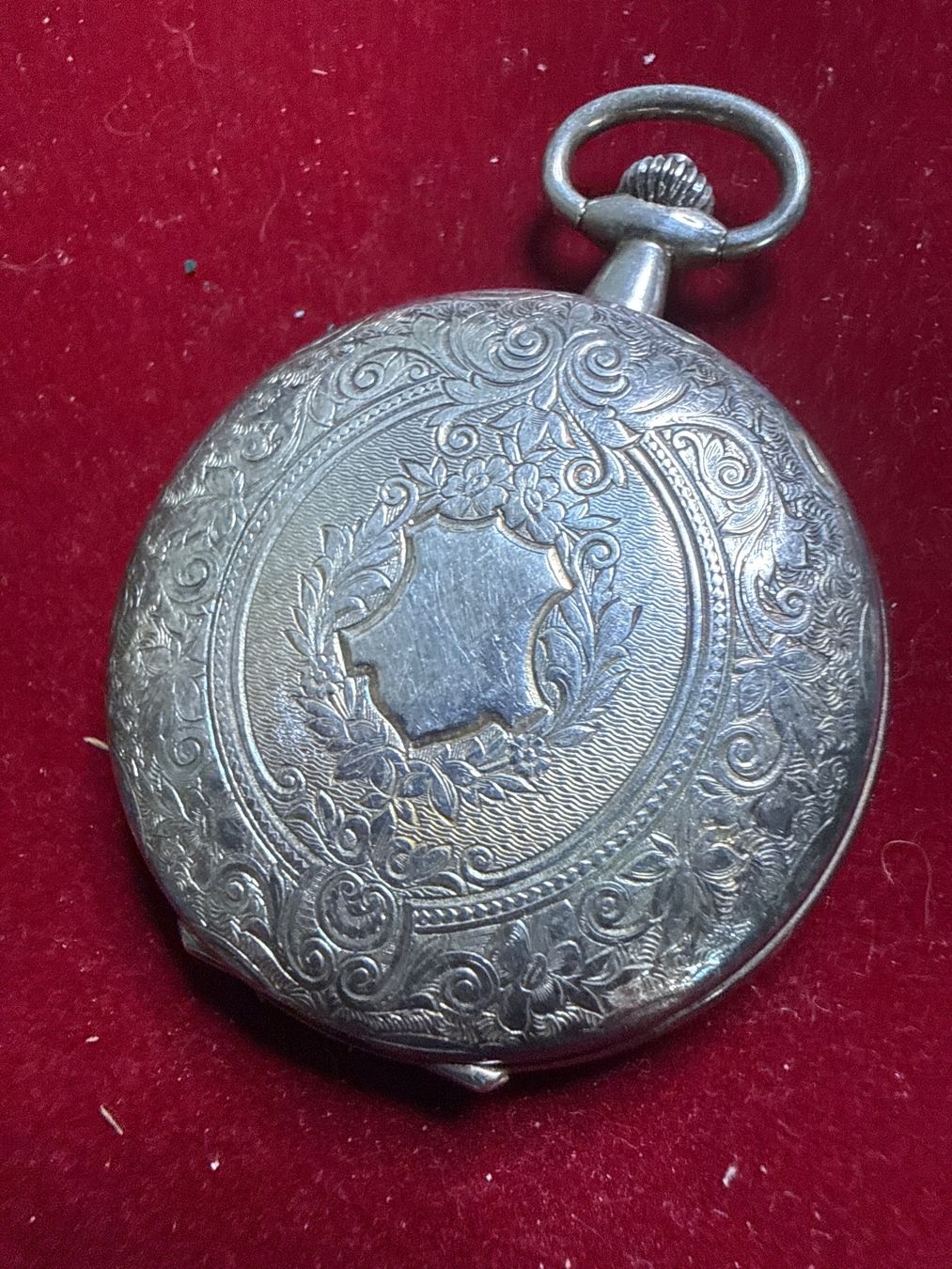 Uhren: Mulberry Taschenuhr echt Silber 43 mm – Gebraucht aus Pfeffingen von Allhandelklgwatches