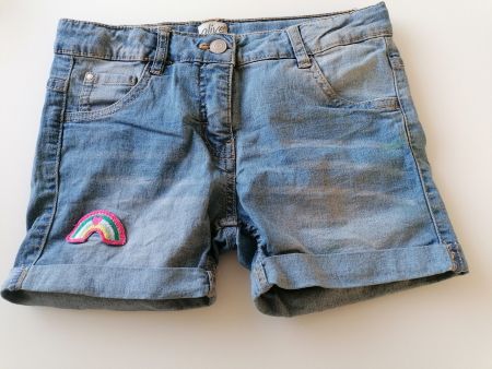 TOP-ZUSTAND: Girl Jeans-Shorts 152