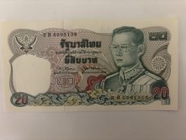 Billet Thaïlande 20 Baht