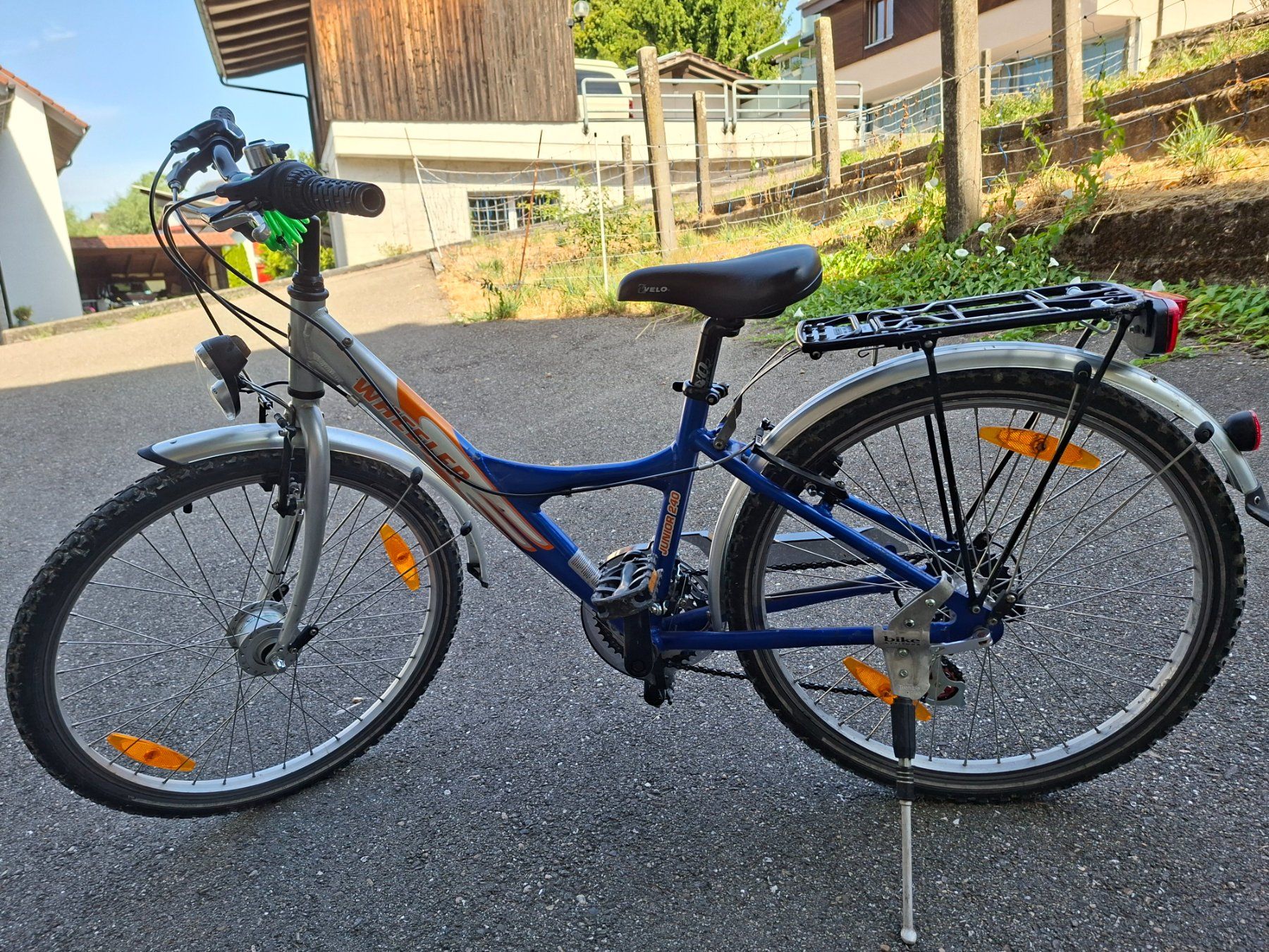 Vélos: Mountainbike Wheeler blau silber – D'occasion à Schupfart par die_l7nw