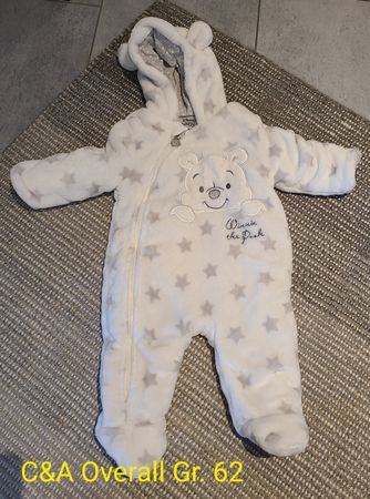 C&A Overall Winnie the Pooh Sterne Grösse 62