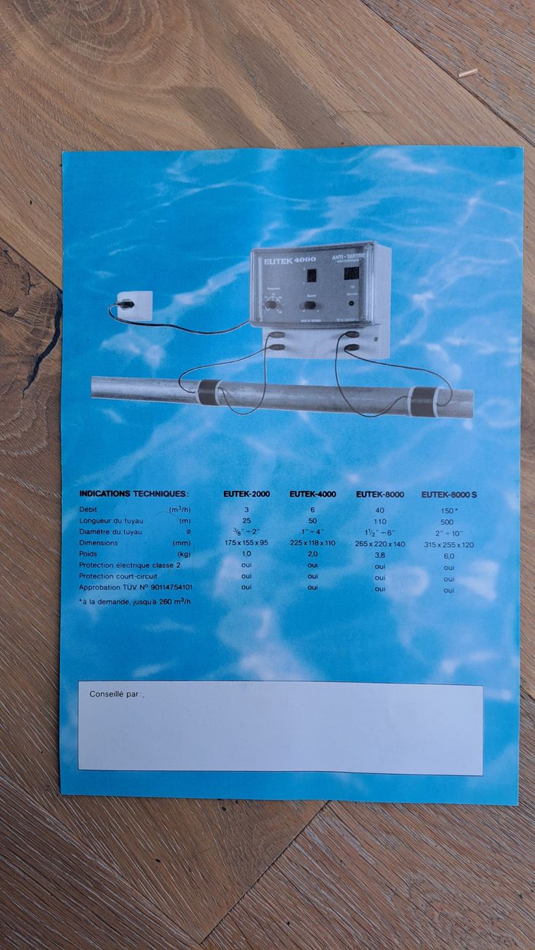 Sanitari: EUTEK 2000 Anti-Kalk System, elektronisch, NEU! – Nuovo e nell'imballaggio originale da Weggis venduto da Mercedes_09 3