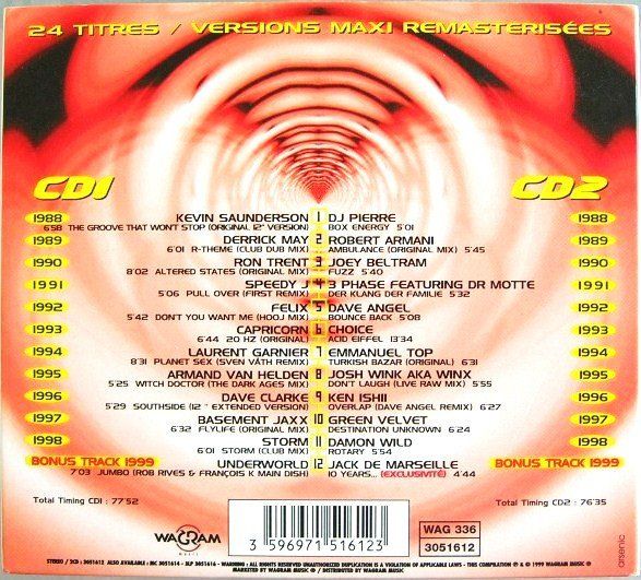 CD: 10 Years of Techno Vol. 2 – Nuovo (secondo la descrizione) da Hellikon venduto da Jogi73 1