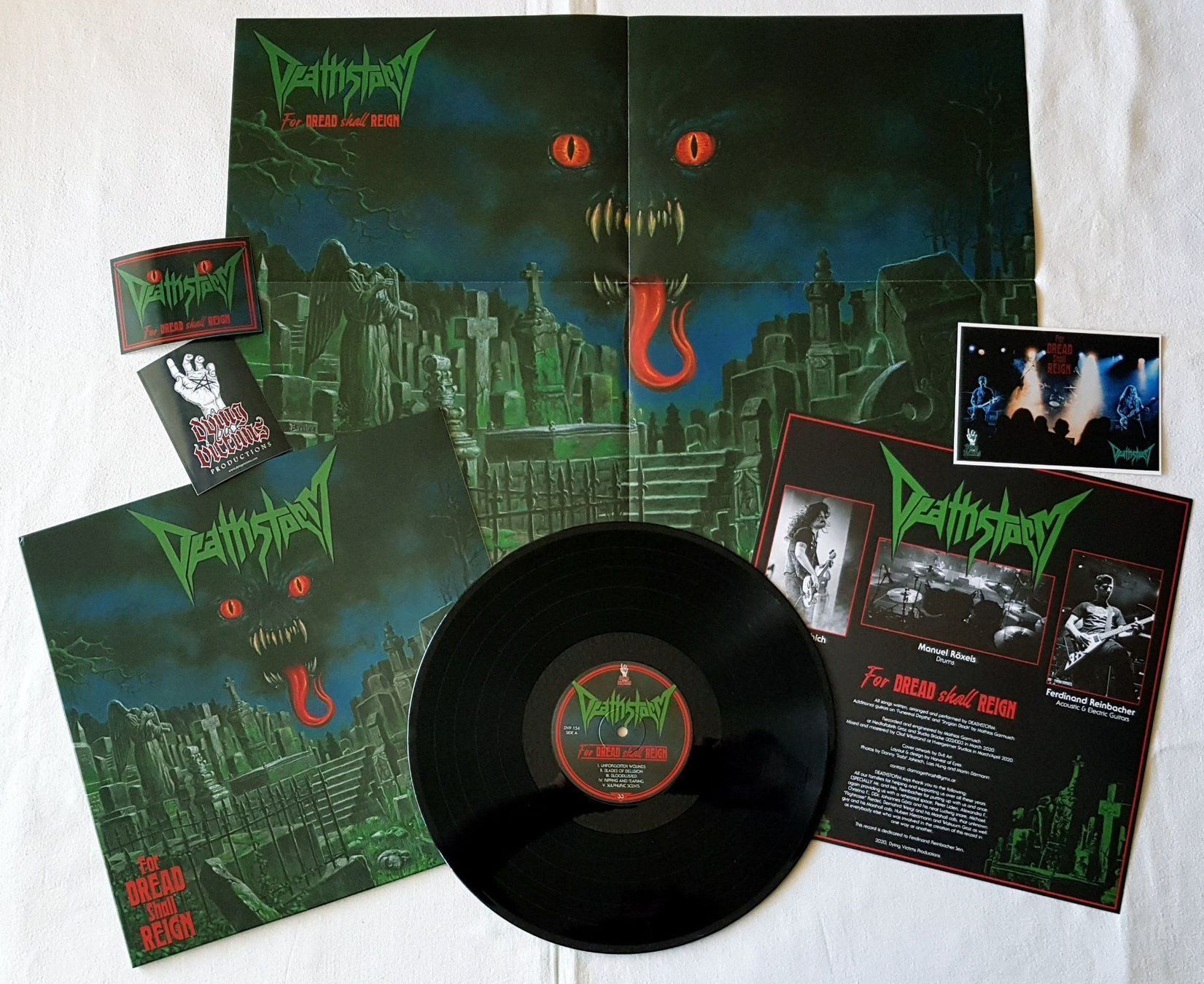 Schallplatten: Deathstorm – For Dread Shall Reign - First Press - Poster – Neu (gemäss Beschreibung) aus Uster von Zardodel