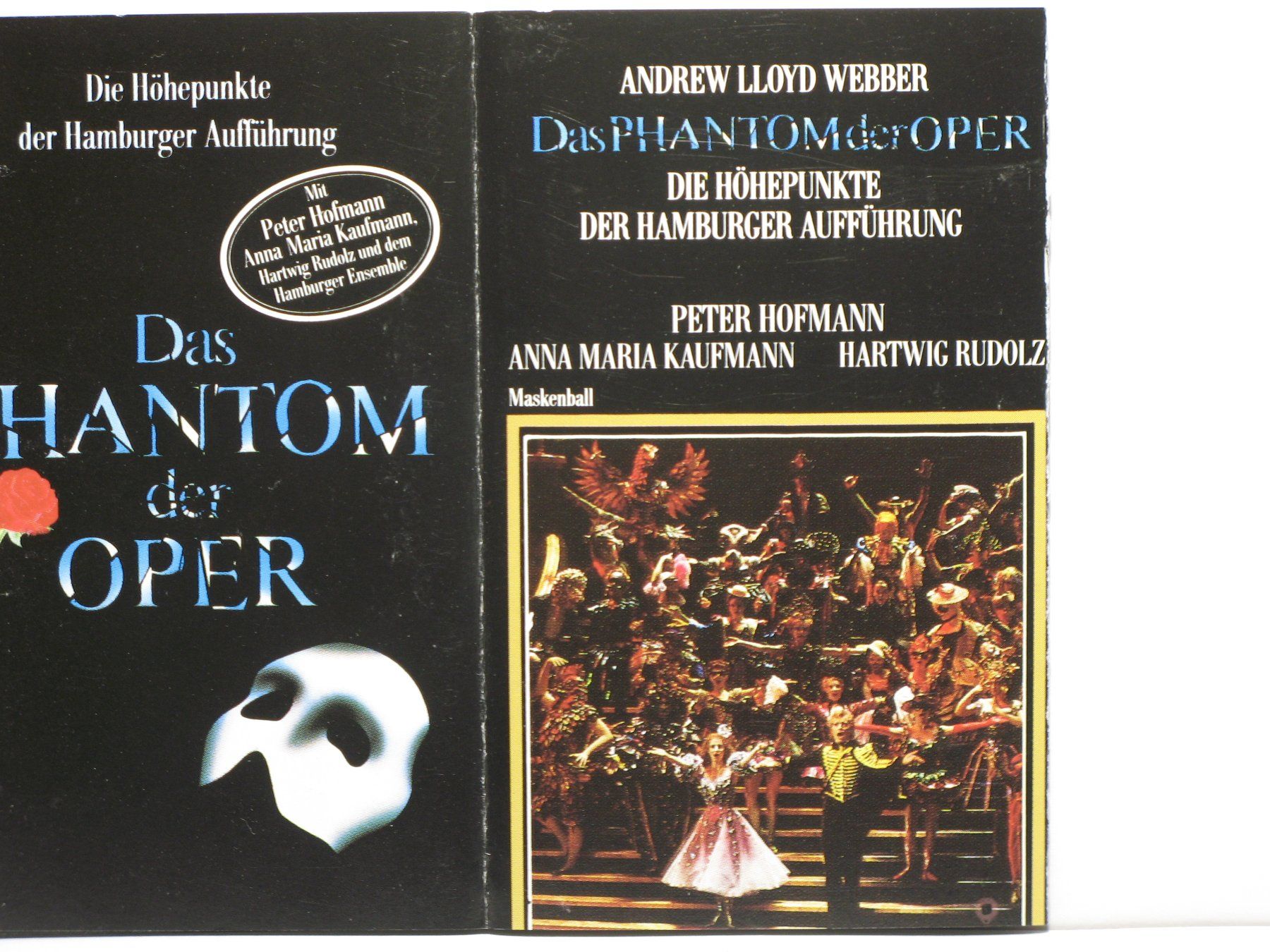 Musicassette: DAS PHANTOM DER OPER  Höhepunkte der Hamburger Aufführung – Usato da Langnau i. E. venduto da gf2_29jt 1
