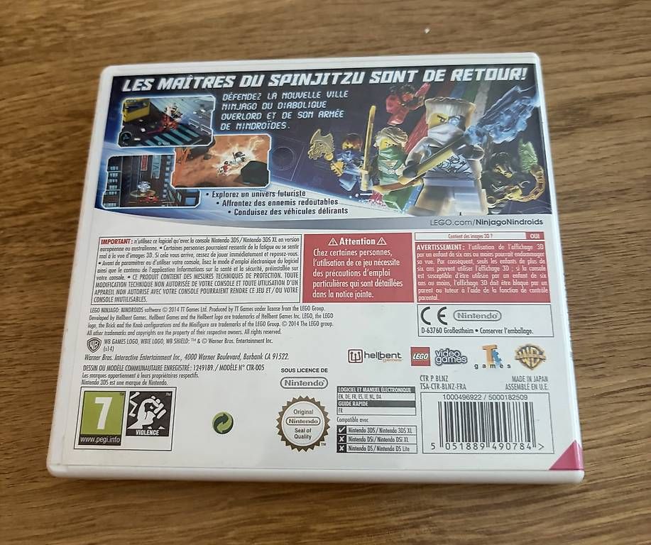 Nintendo Giochi: 3DS Lego Ninjago Nindroids – Usato da Glattpark(Opfikon) venduto da Beubeu44 2