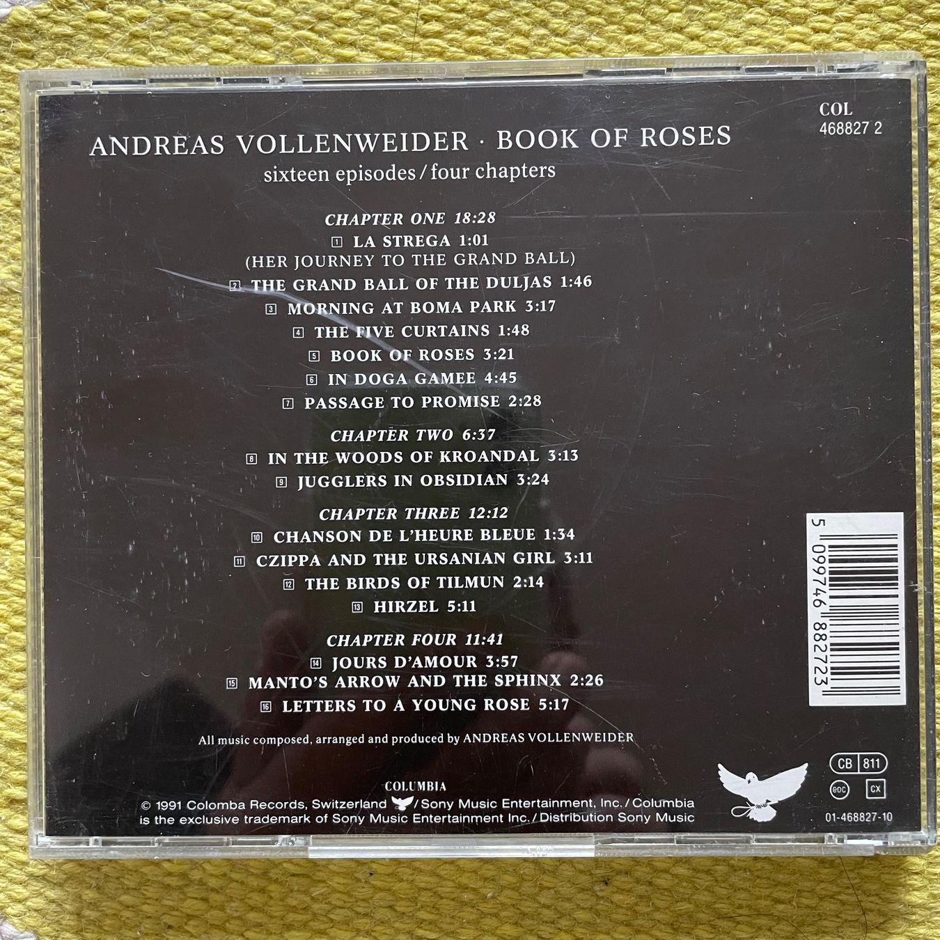 CDs: ANDREAS VOLLENWEIDER-BOOK OF ROSES – Gebraucht aus Rorschacherberg von CD-Roli 1