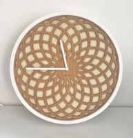 Nextime Wanduhr Holz Design 50cm