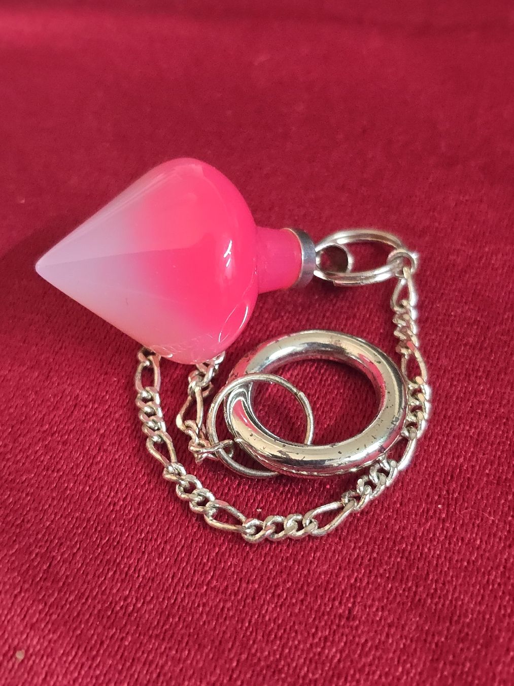 Orologi da terra & Orologi da parete: Pendule Quartz rose et argent 925, avec sa pochette. – Usato da Carouge GE venduto da Mon_petit_grenier_27 4
