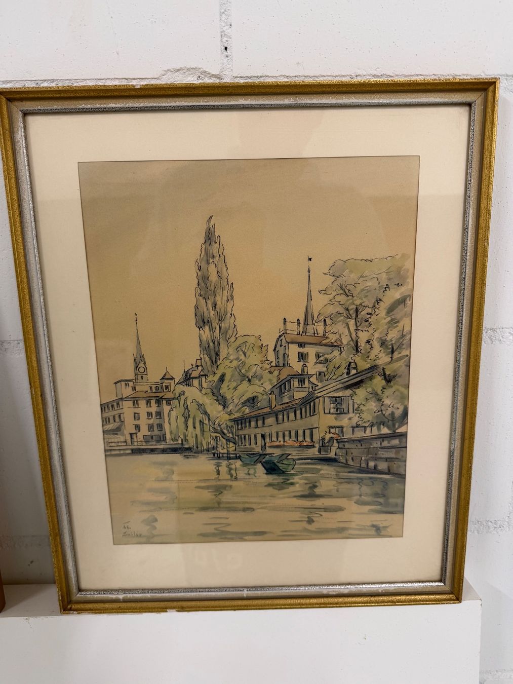 Gemälde: Sailer 1946 Original Gemälde – Gebraucht aus Basel von PAUL_ART